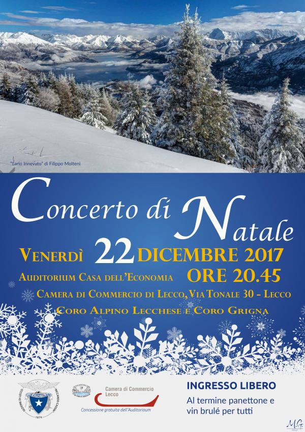 2017 12 22 LECCO CONCERTO DI NATALE MANIFESTO